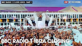BBC RADIO 1 X LOVEJUICE - Ibiza Closing - Ibiza Rocks - Charlie Hedges - Part One - 30.07.23
