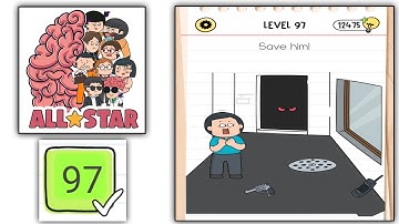 Brain test All Star level 97 Save him