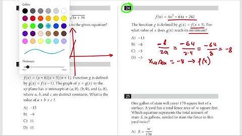 SAT | Test 9 Digital | Module 1 | Problem 24 - IN 30 SECONDS OR LESS