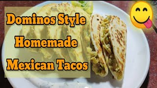 Taco Mexicana - Homemade Dominos Style in Tawa | Crispy Potato Tacos [#SnacksRecipe]-MARS Cuisine💙💙💙