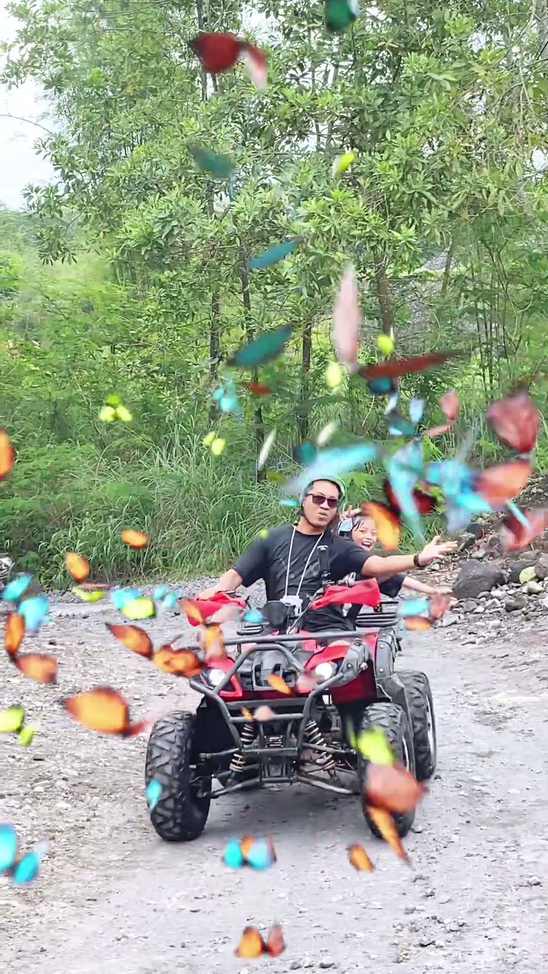 LEIKA SERU SERUAN NAIK ATV!! #leika #shorts