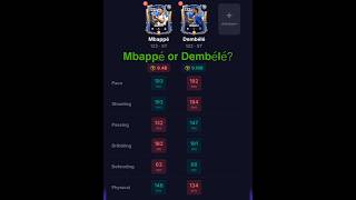 Max Ranked TOTY Mbappe vs Dembele 👑🔥: Stats Don't Lie! 📊 | Best ST |EA FC Mobile| TOTY 26 |#fcmobile