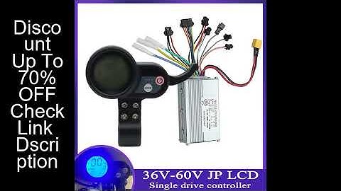 JP Jipin Brushless Motor Controller No Hall 36V 48V 52V 60V JP LCD Display For Electric Scooter Thro