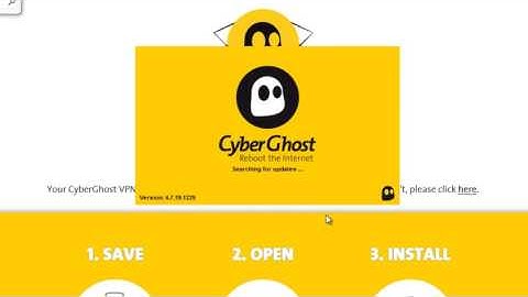 Installing and setting up CyberGhost VPN