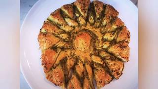 Aluat Foietaj cu sos Pesto și Parmezan | Floare Pesto  /Sinem'S Kitchen