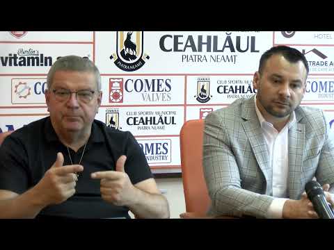 Video. Conferință de presă. Ceahlăul Piatra Neamț are ambiții mari după promovarea în Liga a II-a, ZCH NEWS - sursa ta de informații