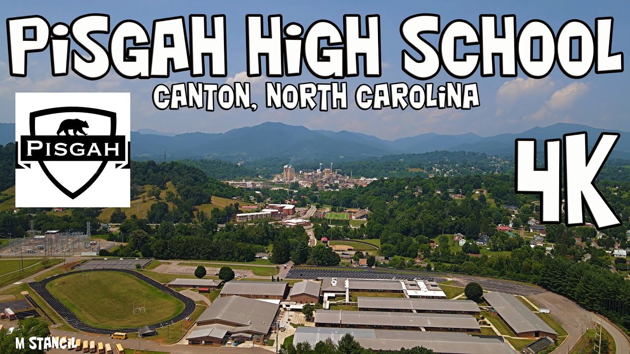 Pisgah High School 4K / Canton, NC (DJI Mavic Air 2 Drone Footage) Home of the Black Bears!!