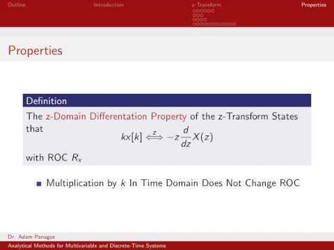 Z-Transform Properties (Convolution,