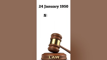 Indian Constitution Important Dates | FHL Civics Shorts