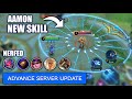 NEW AAMON SKILL DANCING ODETTE NERFED NATAN UPDATE | MOBILE LEGENDS