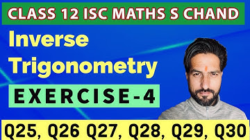 Isc Maths Class 12 : Inverse Trigonometry || OP Malhotra || S Chand