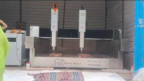 NP-2530-2S CNC STONE CUTTING AND CARVING MACHINE 