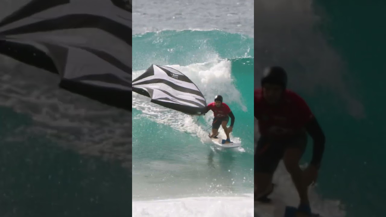 Will he keep the title? #wingfoiling #worldtitle #wingfoilworldtour #watersports