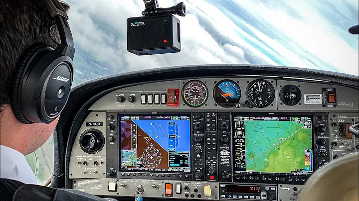 DA42 VMC Demonstration & Recoveries - MEP Training | ATC Audio