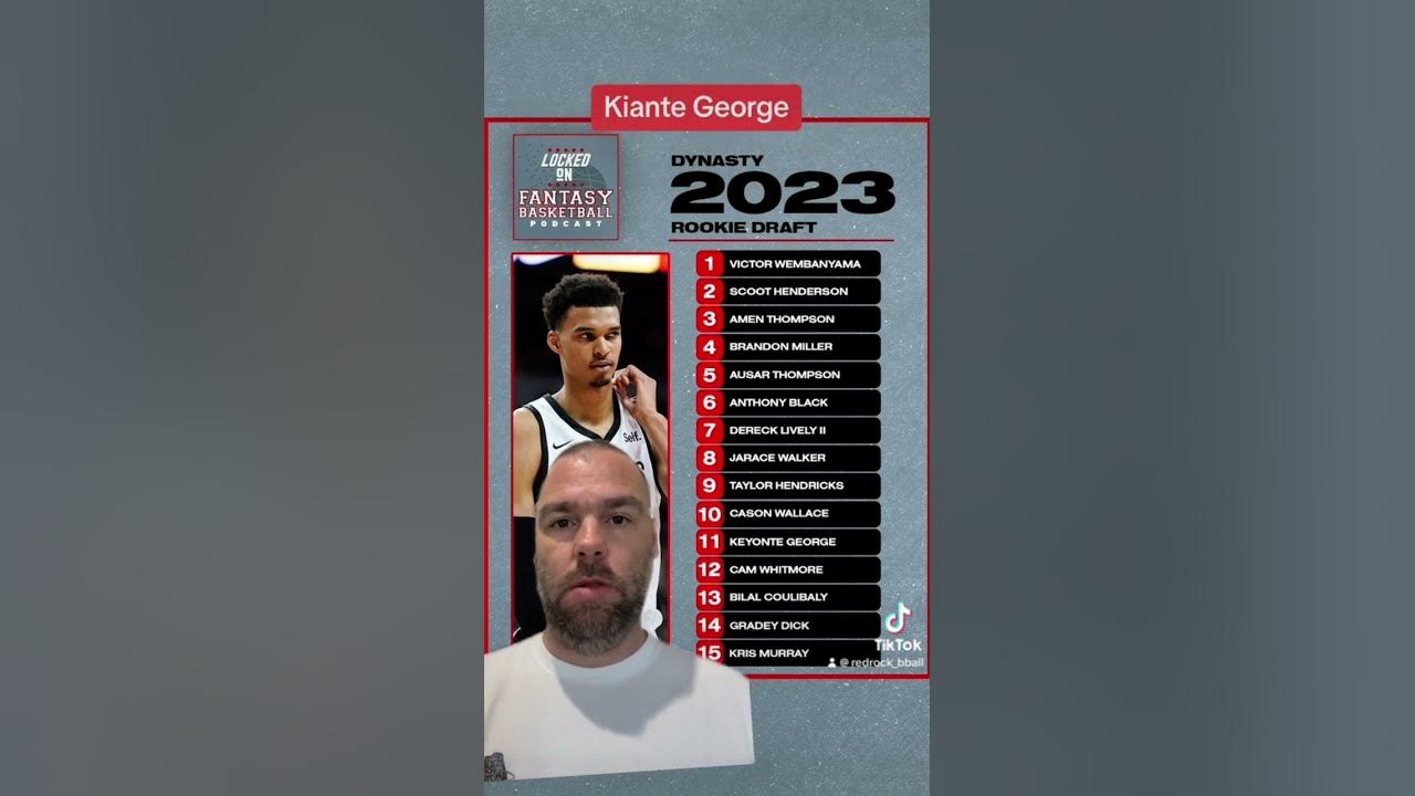 2023 fantasy rookie draft