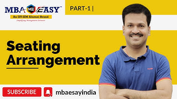 Seating Arrangement Lecture -1 | MBA Easy | CAT 2023-2024 | Serial CAT Taker | CAT Exam Preparation