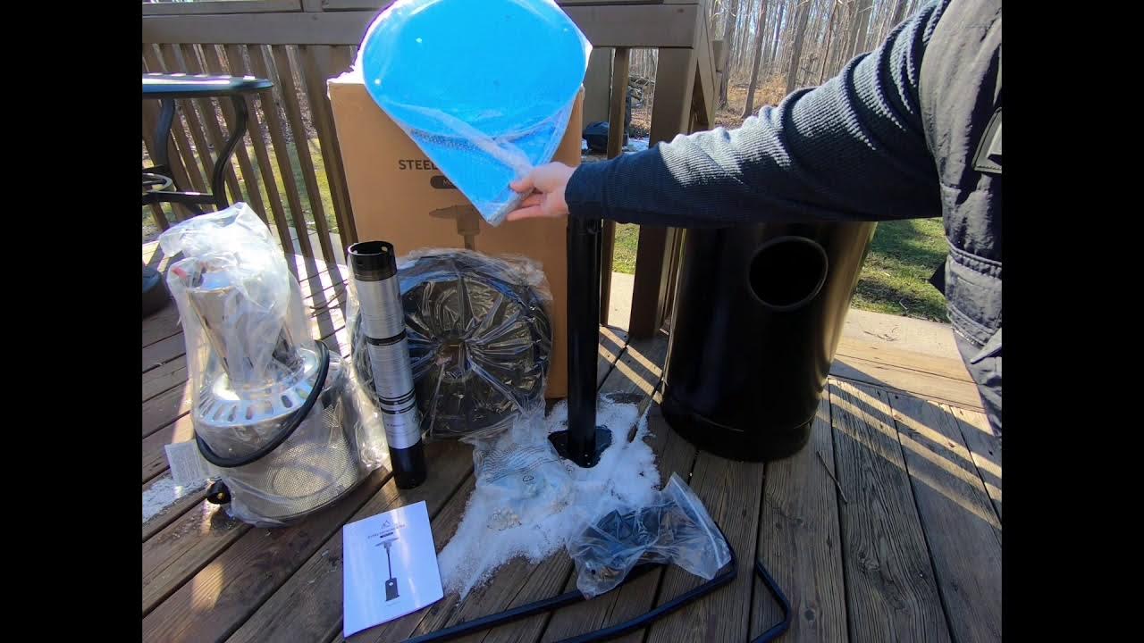 Terra Hiker Outdoor patio heater YouTube