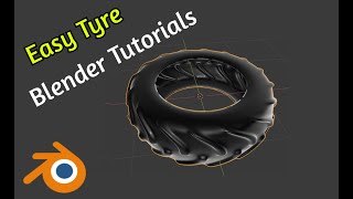 How to make a tractor tire in blender .  A Blender Beginner Tutorial.