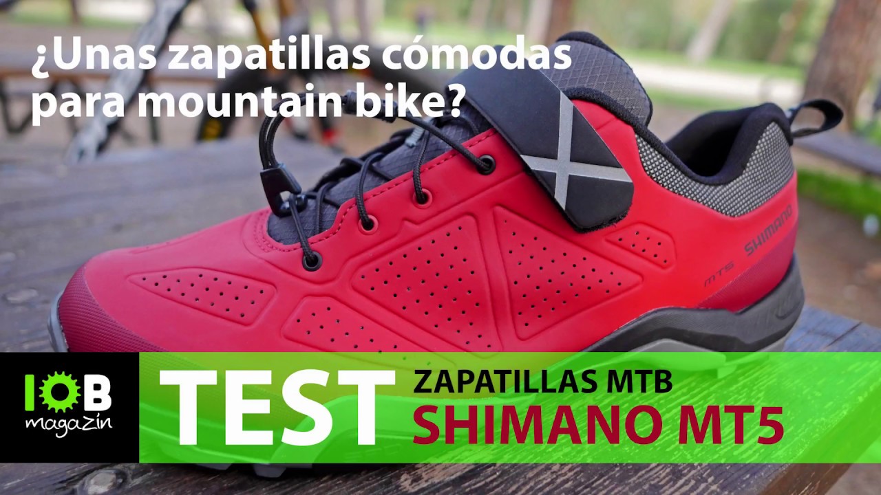 Zapatillas Shimano MT5 - Unas zapatillas de mountain bike cómodas 