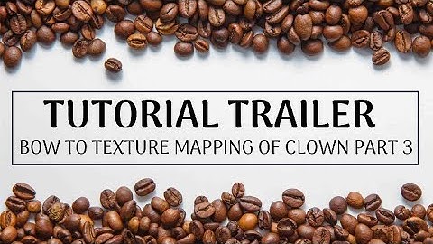 Metasequoia 4 Tutorial Intermediate Level 19 TRAILER-How to Texture Mapping Of Clown 3#phionestudio