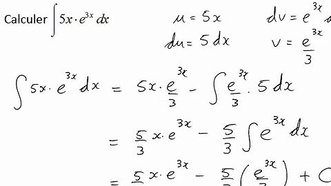 Intégration par parties 1