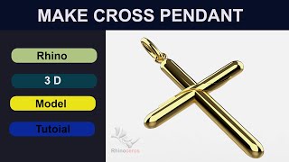 Make cross pendant/rhino 3D/UV mapping#tutorial