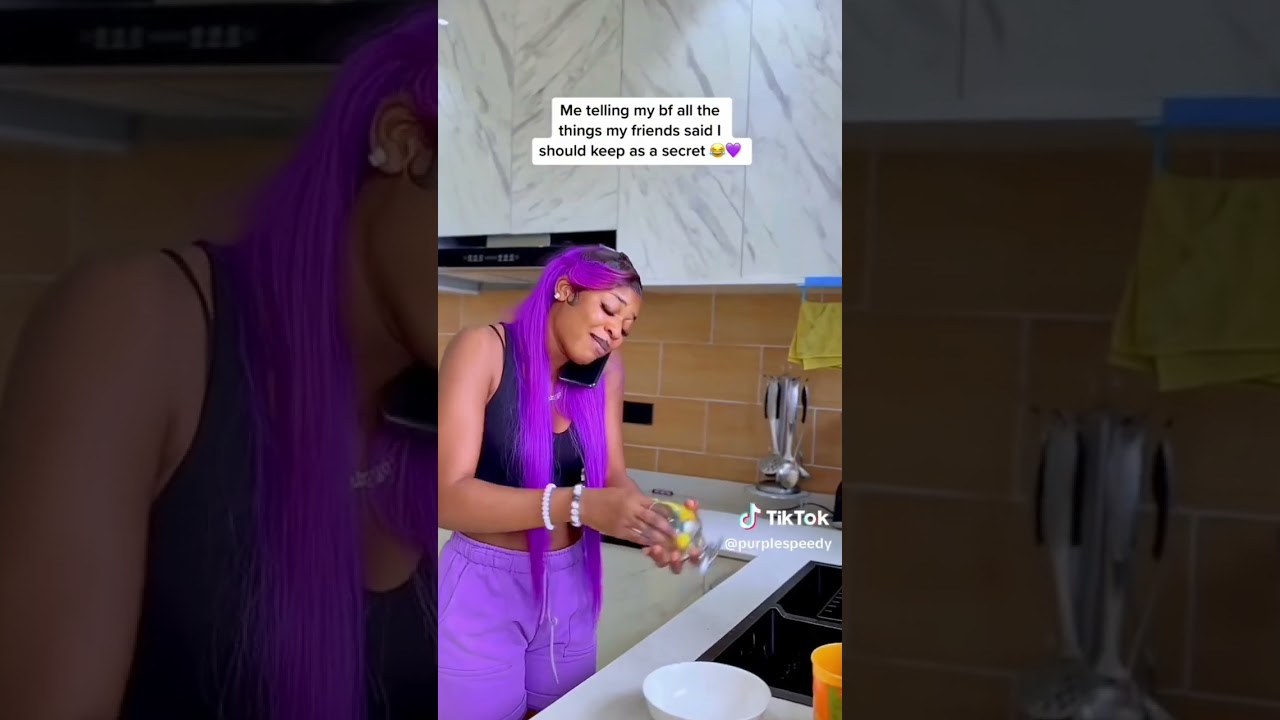 Purple speedy 💜 and Crispdal funny couple's Moments 🥰 #naija #tiktok  #cruise 