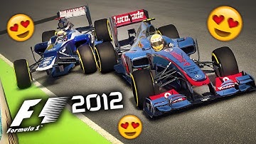Playing F1 2012 but it