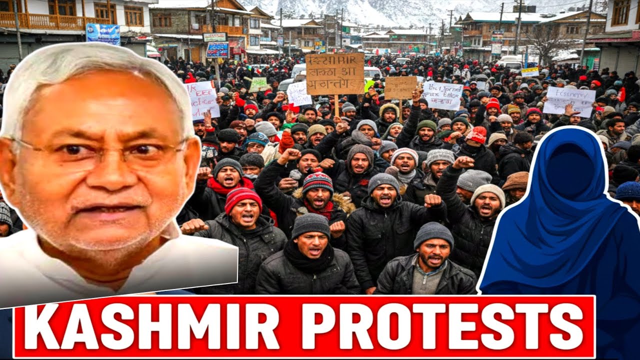 Nitish Kumar Hijab Controversy | Kashmir Protest Video | Mubashir Mapnoo | Jammu and Kashmir 