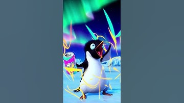When a Penguin Drinks an Energy Drink 🐧⚡😂 #ai #chatgpt #videoediting