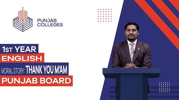 PGC Lectures-Inter Part I-Punjab Board-English - Lecture 1 - Thank You M
