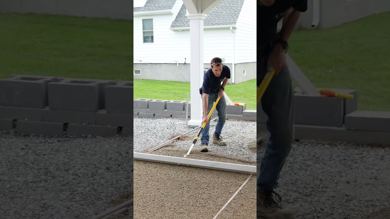 5 Times Faster Than A 2x4 Pavetool Screeding Hardscape Easy