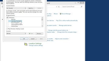 Windows 8.0 Professional - Create a Sound Scheme