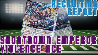 Shootdown Emperor, Violence Ace // Recruiting Report // Cardfight!! Vanguard // Premium Collection