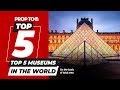 Top 5 museums in the world  on the basis of total area