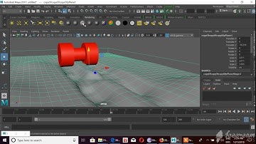 How to make animation on snow in maya 2017