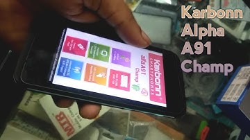 karbonn Alfa A91 Champ hard reset or pattern unlock