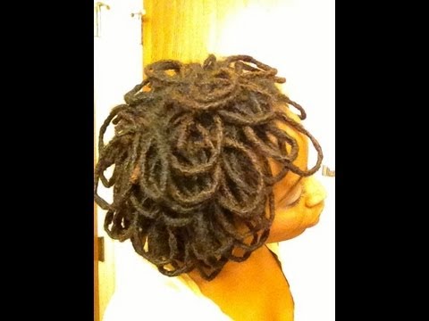 Loc Tutorial: 30 min Loc Petal Afro (no rubberbands 