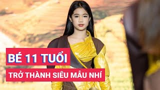 Bé gái 11 tuổi cao 1,67 mét đã thành siêu mẫu nhí tại Asia Model Festival