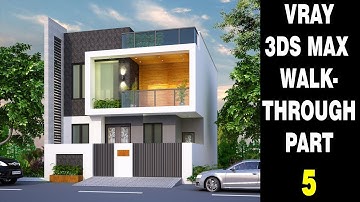 3ds max architectural walkthrough animation tutorial in hindi part 5 | Camera Animation