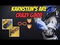 Karnsteins are crazy good for solo play  solar warlock karnsteins build destiny 2