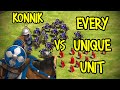 ELITE KONNIK vs EVERY UNIQUE UNIT | AoE II: Definitive Edition