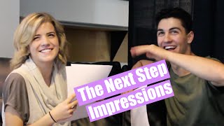 Trevor and Brittany from The Next Step Play Impressions