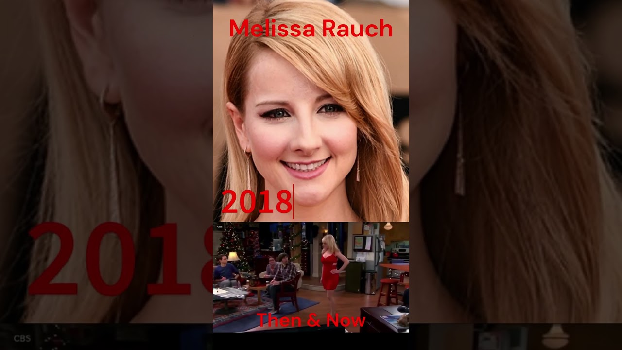 Melissa Rauch then and now #melissarauch #kaleycuoco #mayimbialik