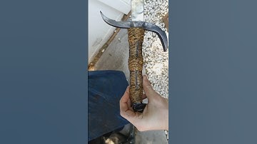 Cutting with the Fantasy Short Sword #sword #short #cutter #lotr #elvish #handmade #etsyshop