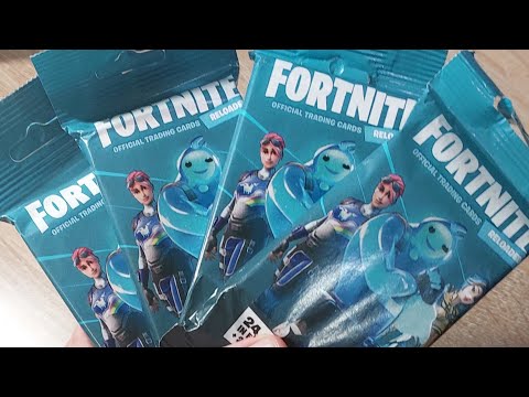 КАРТОЧКИ по ФОРТНАЙТ РАСПАКОВКА // FORTNITE COLLECTIBLE CARDS UNPACKING