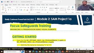 PowerPoint Module 2 SAM Project A: Focux Safeguards Training