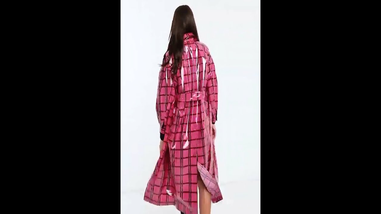 Ladies in PVC Raincoats YouTube