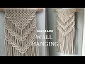 DIY Macrame Wall Hanging, Macramé Elegant Wall Hanging Tutorial