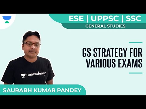 GS Strategy for Various Exams | General Studies | ESE | UPPSC | SSC | Saurabh Kumar Pandey